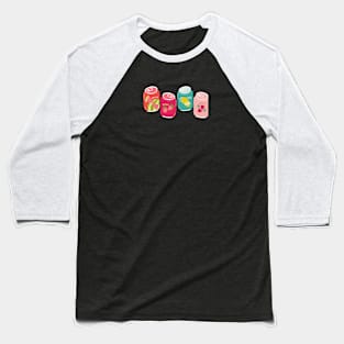 Soda Cans Cute Design Baseball T-Shirt